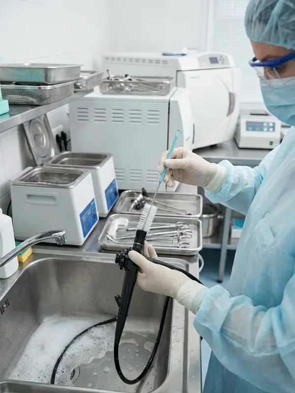 Spazzola per endoscopio